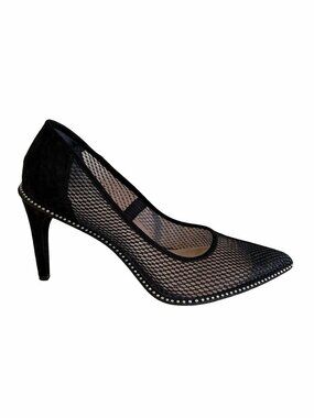 NEW - BAR III Black Heels Sz 7